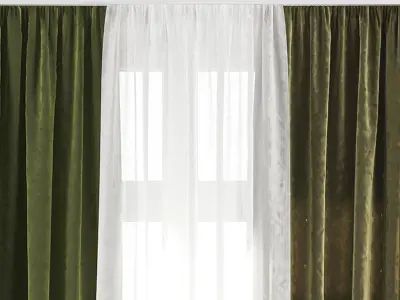 Curtain Set 25 3D model