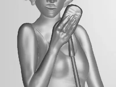 Jazz Singer Free 3D print model