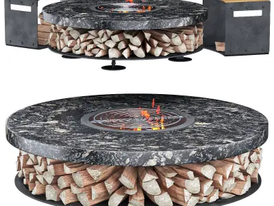 Fire pit 7 3D model