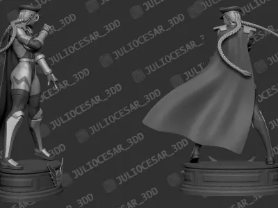 Street Fighter - Shadaloo Cammy Dictator 3D print model