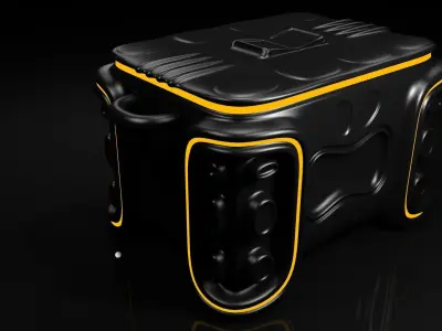 Sci Fi Box 3D model