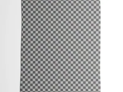 carpet rug Low-poly 3D model