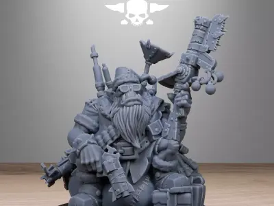 Orkaz Santa Chaos 3D print model