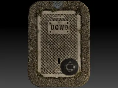 DCWD Utility Cover 3D model