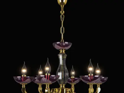 697062 Barcato Osgona Chandelier 3D model