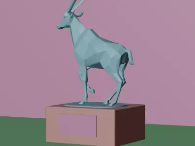 Oryx Trophy Asset 3D model