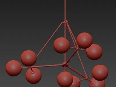 CHANDELIER BERMUDE 3D model