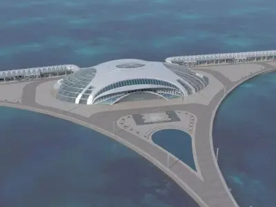 Shanghai Wusongkou International Cruise Terminal 3D model