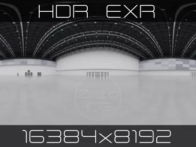 HDRI - Exhibition Hall Interior 6 Texture