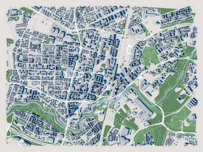 Vantaa City Finland 3D model
