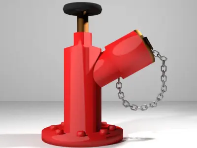 Fire Hydrant - Type 1 3D model