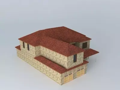 Beam House Free 3D model
