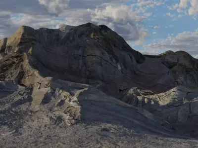Mountain Landscape 3D model