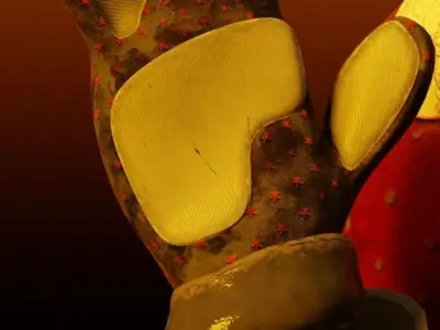 Strawberry Kid Low-poly 3D model