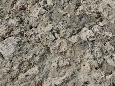 Ultra Detailed Broken Rock Cliff Stone PBR Texture Texture