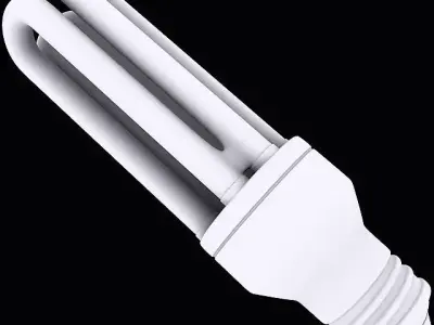 Compact Fluorescent Bulb Style 2 3D model