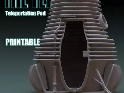 The Fly  Teleportation Pod  Printable version 3D print model