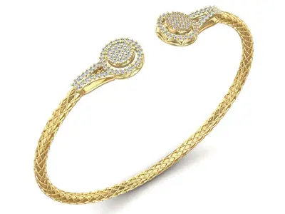Diamond Look Light Bracelet 3D print model purchase