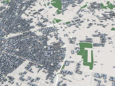 Palma City Spain 3D model