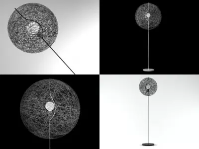 Random Floor Light 3D model