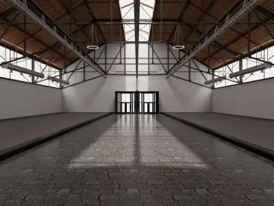 Exhibition Hall 42 3D model