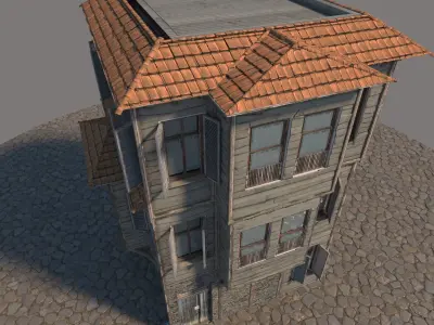 Old Wooden House 3D model
