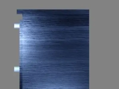 A WOODEN CABINET Low-poly 3D model