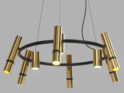 Lampatron React R 9 lamps 3D model