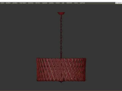 Durable Crystal Gold with Crystal Low-poly 3D model