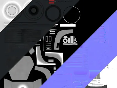 Emperors Throne Low-poly 3D model