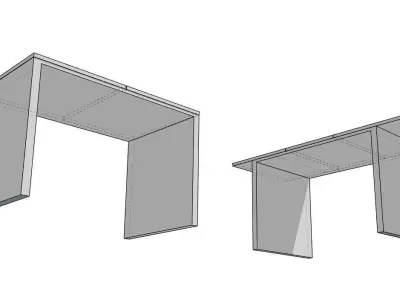table-transforming two side tables 3D model