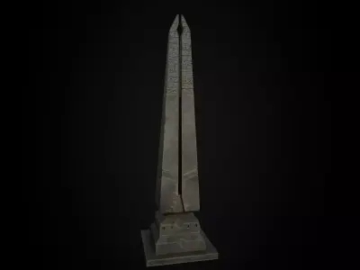 Obelisk Low-poly 3D model