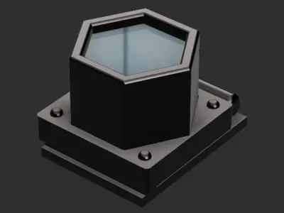 Resident Evil 4 - Leon Kennedy flashlight 3D print model