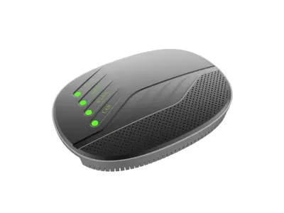 Modem router concept 3D print model