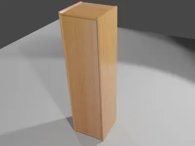 Bathroom Cabinet 1 Low-poly 3D model