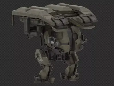 War Robot Character R02 3D model