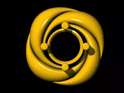  Tops earrings  3D print model