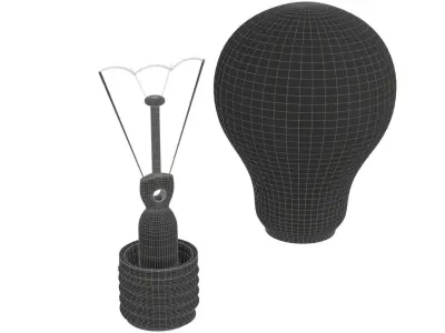 Incandescent light bulb 3D model