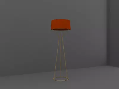 Floor Lamp Free low-poly 3D model