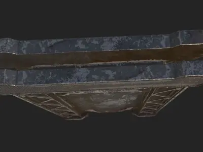 SpaceCraft Door Low-poly 3D model