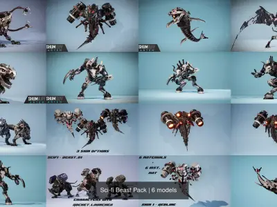Sci-fi Beast Pack