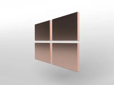 Windows 10 Logo v1 005 Free low-poly 3D model