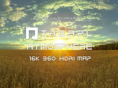 A08- HDRI SKIES TREAPL ATMOSPHERE - 360 SKIES Texture