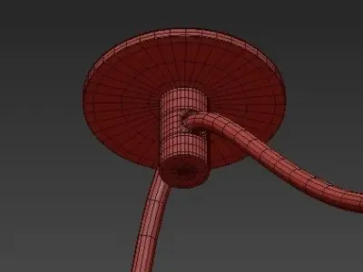 Molten Glass Chandelier 3D model