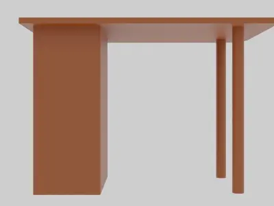 Writing desk Free 3D model