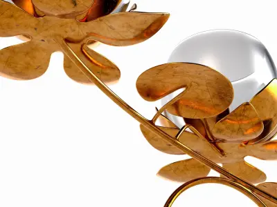 Lotus T- Lite Holder 3D model