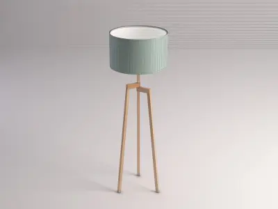 FLOOR LAMP---Staggered tripod 3D model