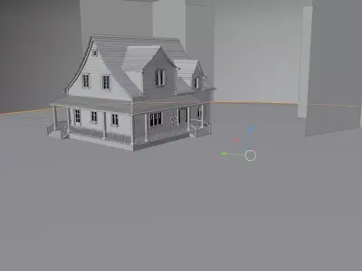 home scene 3D model