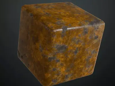 Rusted Metal Painted PBR Seamless Texture