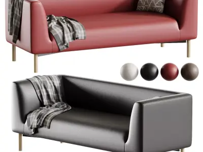 Straight sofa Riard 3D model